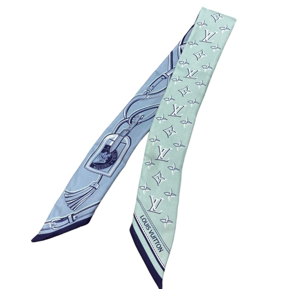 23SS LOUIS VUITTON Louis Vuitton Nano Bandeau All That Strap Scarf M79812 Blu...